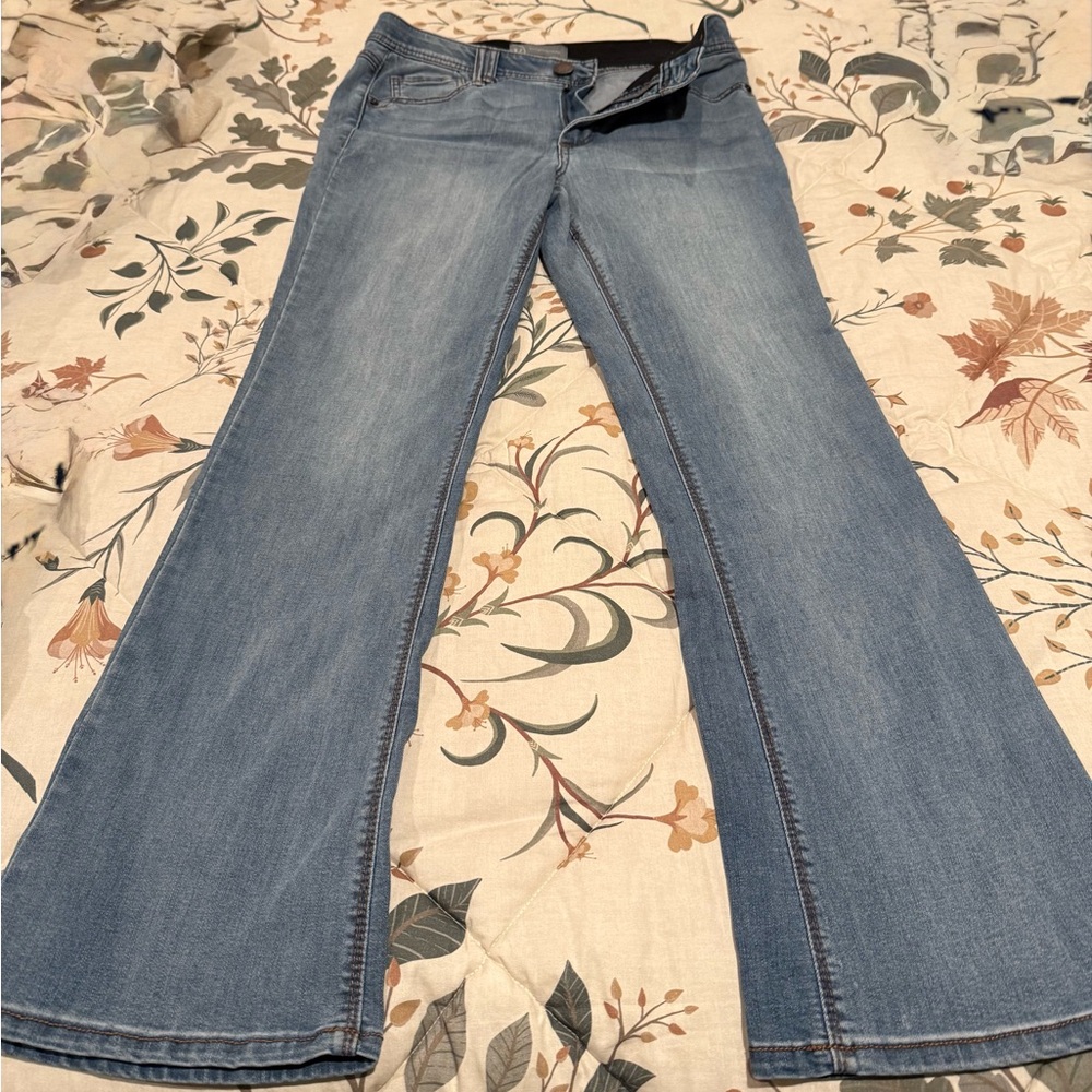 Wit & Wisdom Ab-Solution High Waist Brittany Itty Bitty Bootcut Jeans – Size 10